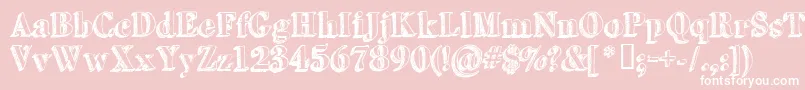Más sobre la fuente Grutchshaded fuente Grutchshaded – Fuentes Blancas Sobre Fondo Rosa