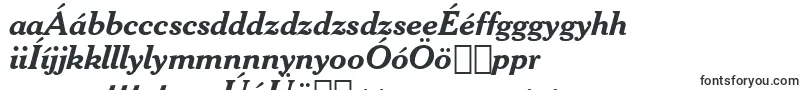 Шрифт CheltenhamBoldItalicBt – венгерские шрифты