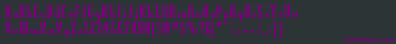 fuente OldnewAxis – Fuentes Moradas Sobre Fondo Negro