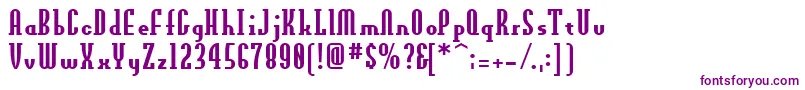 OldnewAxis Font – Purple Fonts on White Background