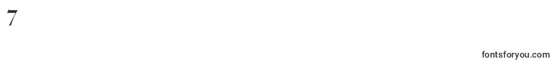 フォントDswallauosf – フォント数字7