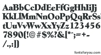 GoudyserialHeavyRegular font – bitmap Fonts
