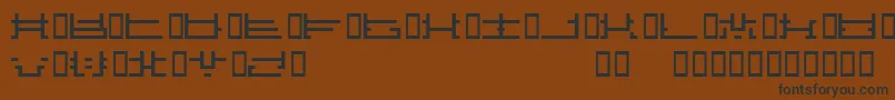 More about Influcts Font Influcts Font – Black Fonts on Brown Background