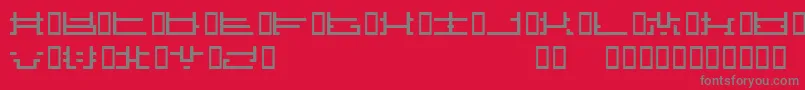 Influcts Font – Gray Fonts on Red Background