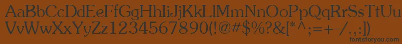 Agpresquire Font – Black Fonts on Brown Background