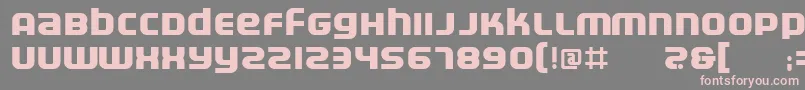 ElectrofiedBold Font – Pink Fonts on Gray Background