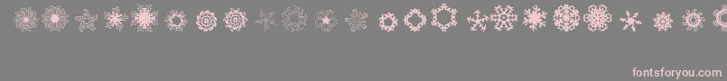 Ladoodles4 Font – Pink Fonts on Gray Background