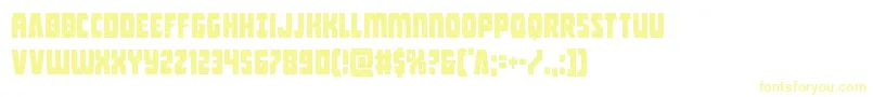 Intergalacticcond Font – Yellow Fonts