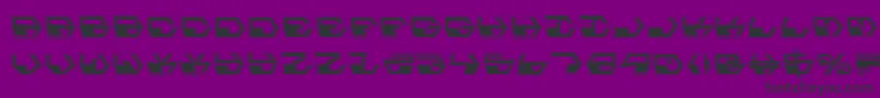 Deranianp Font – Black Fonts on Purple Background