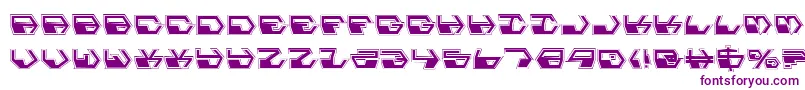 Deranianp Font – Purple Fonts on White Background