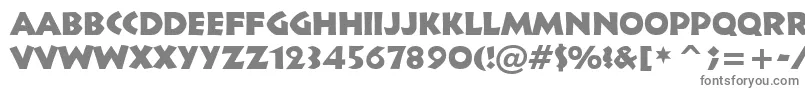 Informal011Bt Font – Gray Fonts on White Background