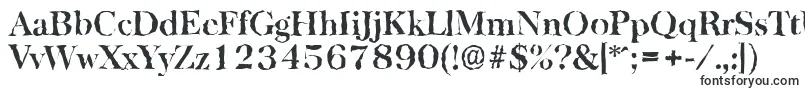 Шрифт BaskervillerandomBold – грубые шрифты