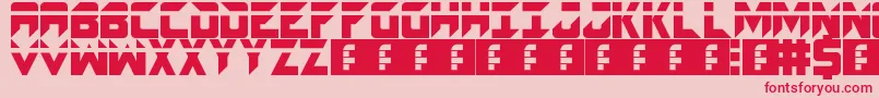 More about Spacecraft Font Spacecraft Font – Red Fonts on Pink Background