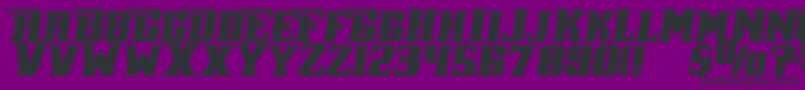 PiratekegI Font – Black Fonts on Purple Background