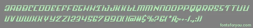 Skycablaser Font – Green Fonts on Gray Background
