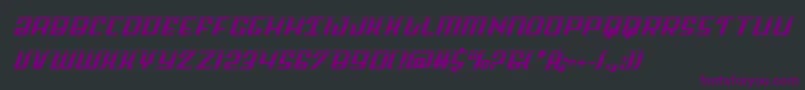 Skycablaser Font – Purple Fonts on Black Background