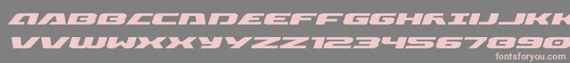 fuente Iapetusexpandital – Fuentes Rosadas Sobre Fondo Gris