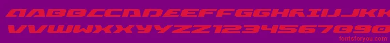 Weitere Informationen zur Iapetusexpandital-Schriftart Iapetusexpandital-Schriftart – Rote Schriften auf violettem Hintergrund