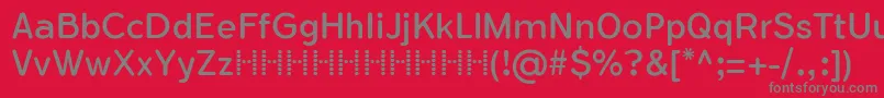 FlamanteRoundBookFfp Font – Gray Fonts on Red Background