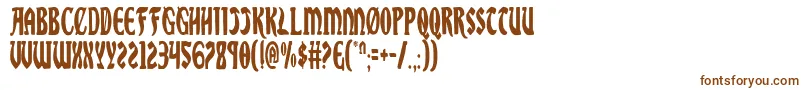 SableLionCondensed Font – Brown Fonts