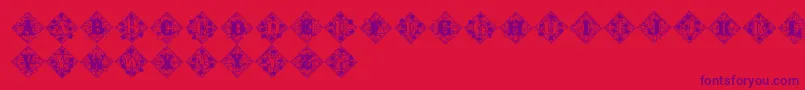 fuente Jfivyalt – Fuentes Moradas Sobre Fondo Rojo
