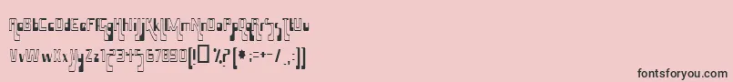fuente HammaMammaJamma – Fuentes Negras Sobre Fondo Rosa