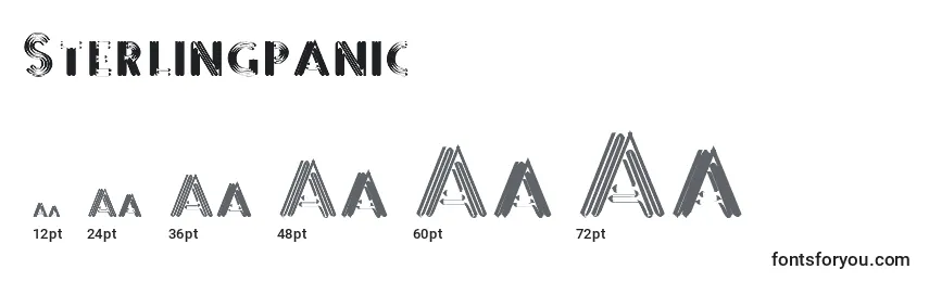 Sterlingpanic Font Sizes