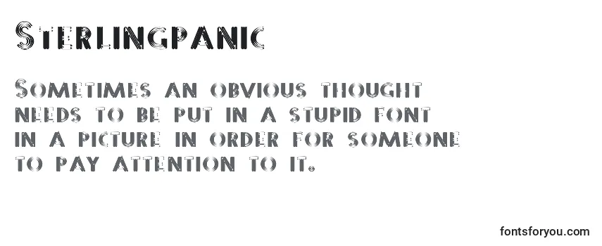 Review of the Sterlingpanic Font