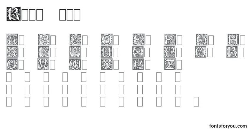 Schriftart Rose ffy – Alphabet, Zahlen, spezielle Symbole