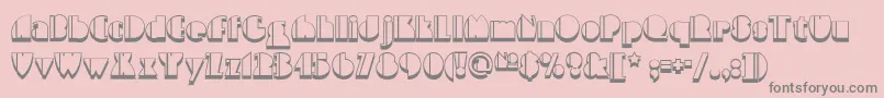 High Font – Gray Fonts on Pink Background