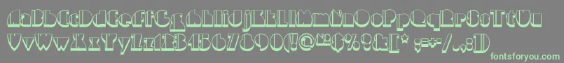 High Font – Green Fonts on Gray Background