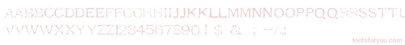 RespessCapitalsLight Font – Pink Fonts