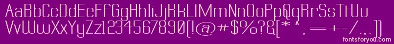 Labtsw Font – Pink Fonts on Purple Background