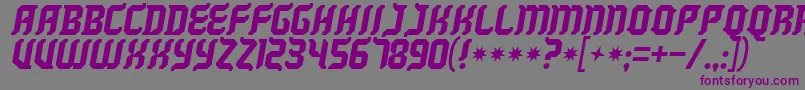 Killyourdarlingsac Font – Purple Fonts on Gray Background