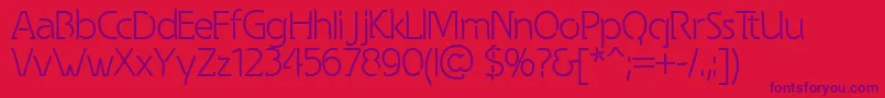 Más sobre la fuente Spongy fuente Spongy – Fuentes Moradas Sobre Fondo Rojo