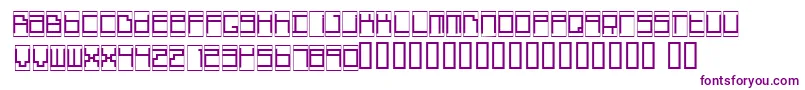 Boxtop ffy-Schriftart – Violette Schriften