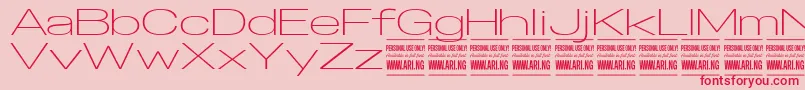 fuente SpecifypersonalExexplight – Fuentes Rojas Sobre Fondo Rosa