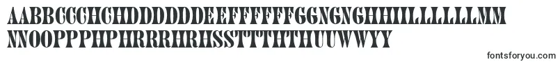 Шрифт Juniper – валлийские шрифты