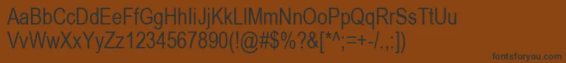 Arial80n Font – Black Fonts on Brown Background
