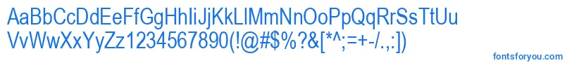 Arial80n Font – Blue Fonts on White Background