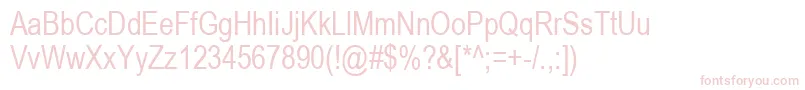 Arial80n Font – Pink Fonts on White Background