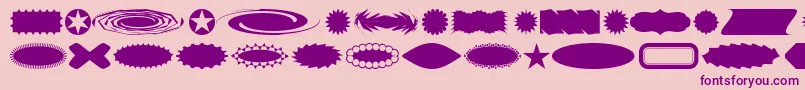 Buttba Font – Purple Fonts on Pink Background