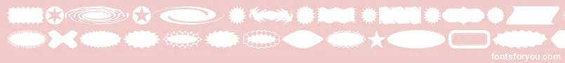 Buttba Font – White Fonts on Pink Background