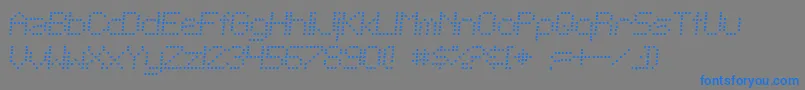 SftelegraphiclightBoldital-Schriftart – Blaue Schriften auf grauem Hintergrund