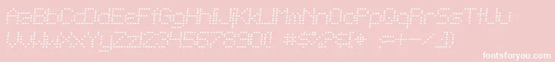 SftelegraphiclightBoldital Font – White Fonts on Pink Background