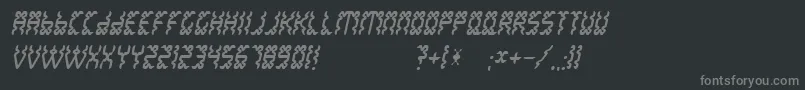 Whitelakフォントについての詳細 フォントWhitelak – 黒い背景に灰色の文字