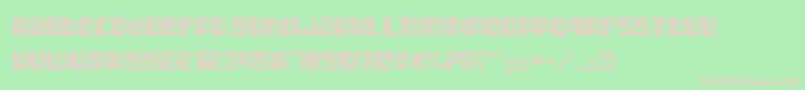 Astrii Font – Pink Fonts on Green Background