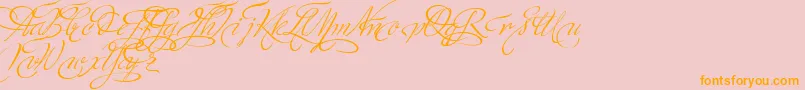 Más sobre la fuente MinistryScriptSwashHff fuente MinistryScriptSwashHff – Fuentes Naranjas Sobre Fondo Rosa