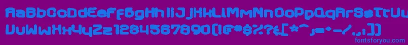fuente Axaxaxink – Fuentes Azules Sobre Fondo Morado