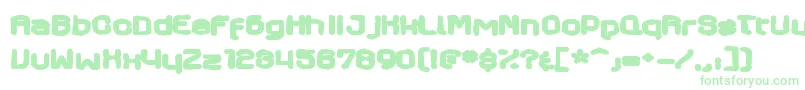 Axaxaxink Font – Green Fonts on White Background